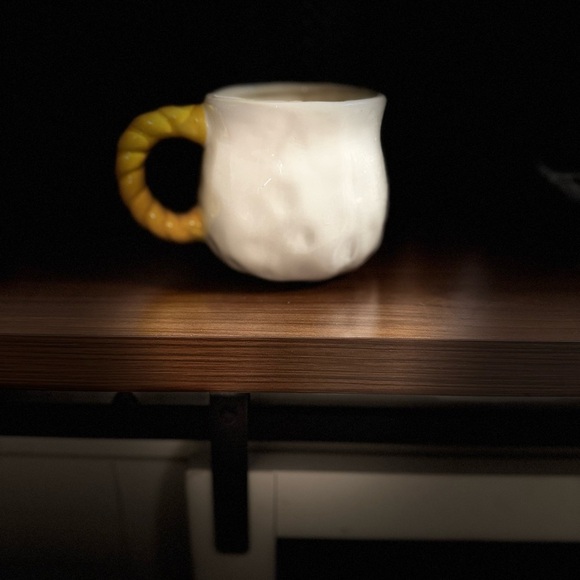 Yellow Cherry Design Ceramic Mug - Picture 2 of 4